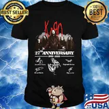 Korn band 24th anniversary 1993 2002 signatures shirt