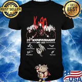 Korn band 24th anniversary 1993 2002 signatures shirt