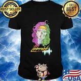 Lebrock band skull woman shirt
