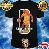 Lebron james basketball player staycation is over shirt
