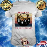Led zeppelin trust us we are legends vintage retro shirt