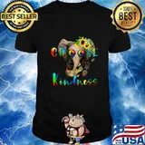 Lgbt peace elephant choose kindness sunflowers shirt