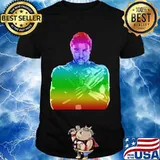 Lgbt rainbow marvel heroes black panther chadwick shirt
