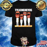 Lips talking heads band members shirt