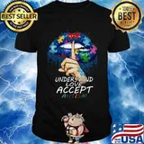 Lips understand love accept autism shirt