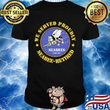 Logo we served proudly seabee retired shirt