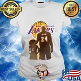 Los angeles lakers basketball kobe bryant and daughter s Ladies tee