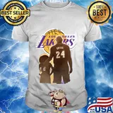 Los angeles lakers basketball kobe bryant and daughter shirt