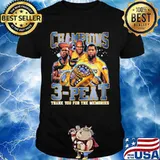 Los angeles lakers champions 3 peat thank you for the memories shirt