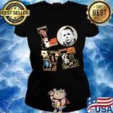 Love halloween michael myers s Ladies tee