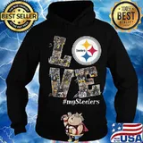 Love my pittsburgh steelers players signatures s Hoodie