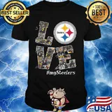 Love my pittsburgh steelers players signatures shirt