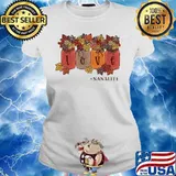 Love nana life maple leaves s Ladies tee