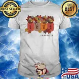 Love nana life maple leaves shirt
