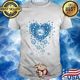 Love philadelphia 76ers basketball hearts shirt