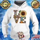 Love sign language sunflower pumpkin s Hoodie