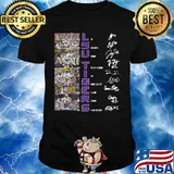 Lsu tigers football players signatures shirt