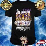 Lsu tigers joe burrow 2019 heisman trophy winners signature shirt