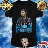 Luke bryan proud to be right here tour shirt