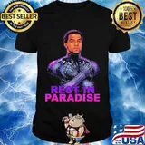 Marvel heroes black panther chadwick rest in paradise shirt
