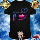 Mary kay girl love what you do heartbeat shirt
