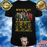 Mash 4077 48th anniversary 1972 2020 thank you for the memories signatures shirt