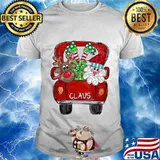 Merry christmas car santa claus shirt