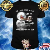 Merry christmas santa claus on a dark desert highway cool wind in my hair shirt