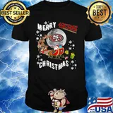 Merry christmas santa claus san francisco 49ers shirt