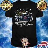 Merry christmas tree car houston texas shirt
