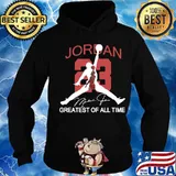 Michael jordan 23 greatest of all time signature s Hoodie