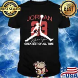 Michael jordan 23 greatest of all time signature shirt