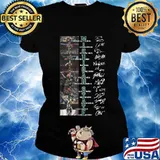 Michigan state athletics basketball players signatures s Ladies tee