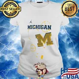 Michigan wolverines basketball logo s Ladies tee