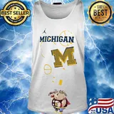 Michigan wolverines basketball logo s Tank top