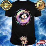 Mickey mouse it's fine i'm fine everything's fine shirt