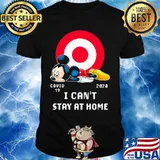 Mickey mouse target covid-19 2020 i can't stay at home shirt