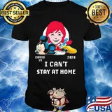 Mickey mouse wendy's covid-19 2002 i can't stay at home shirt