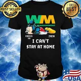 Mickey mouse wm waste management covid-19 2002 i can't stay at home shirt