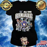 Milwaukee brewers baseball all time greats signatures s Ladies tee