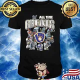 Milwaukee brewers baseball all time greats signatures shirt