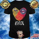 Minnesota vikings twins it's in my dna heart shirt