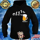 Mon tues wed thurs friday man jump into a glass of beers s Hoodie