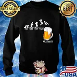 Mon tues wed thurs friday man jump into a glass of beers s Sweater