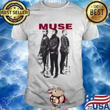 Muse band members guitar shirt