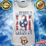 Nashville strong american flag independence day s Tank top