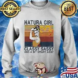 Natura girl classy sassy and a bit smart assy vintage retro s Sweater
