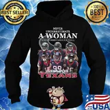 Never underestimate a woman who understands football and loves houston texas s Hoodie