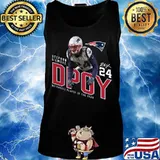 New england patriots stephon gilmore 24 dpoy defensive player of the year signature s Tank top