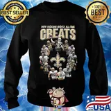 New orleans saints all time great signatures s Sweater